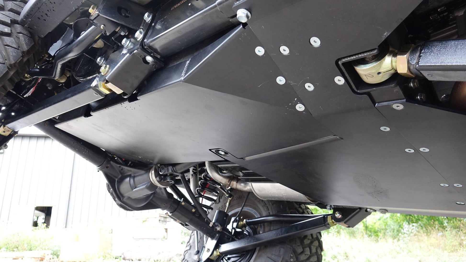 Jeep Wrangler Gas Tank Skid Plate Hardware 2007-2018 JK 2/4 Door Clayton Off Road-4