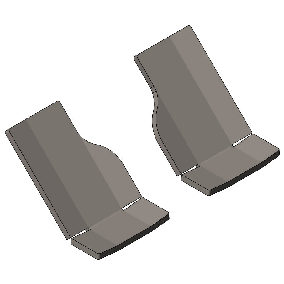 Clayton Off Road Jeep Wrangler Front Lower Control Arm Skids Pair 2018+ JL/JT Clayton Off Road