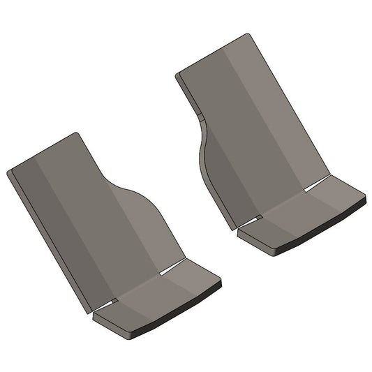 Jeep Wrangler Front Lower Control Arm Skids Pair 2018+ JL/JT Clayton Off Road-1