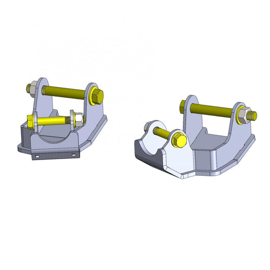 Jeep Wrangler Rear Bolt On Shock Bracket Control Arm Skids 2018+ JL Clayton Off Road-1