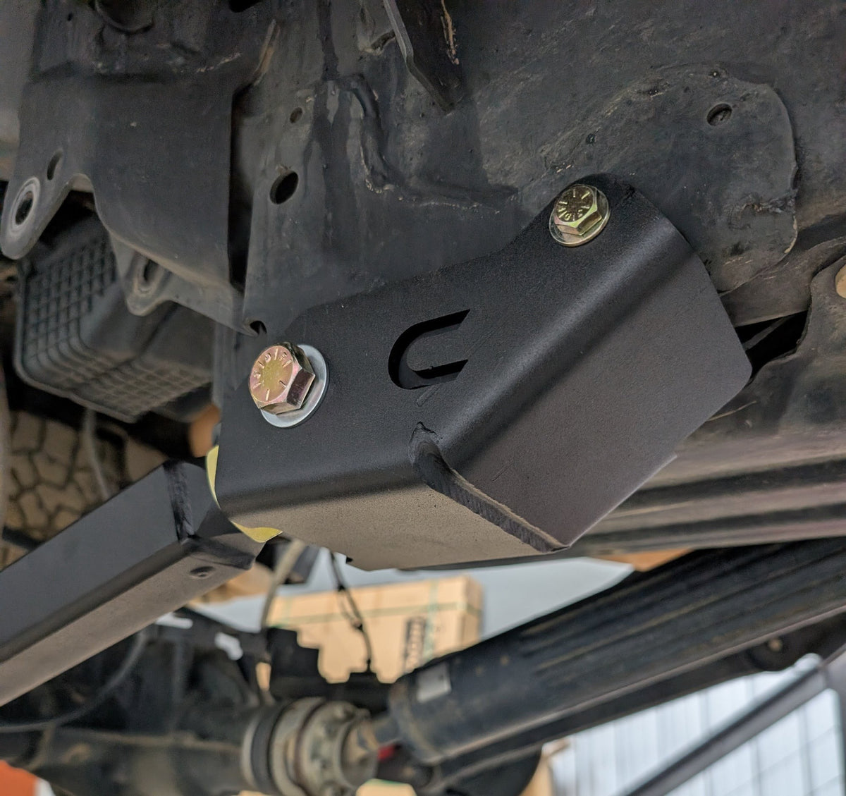Jeep Gladiator Rear Lower Control Arm Bracket Skid Plate (2020+, JT) Clayton Off Road-1