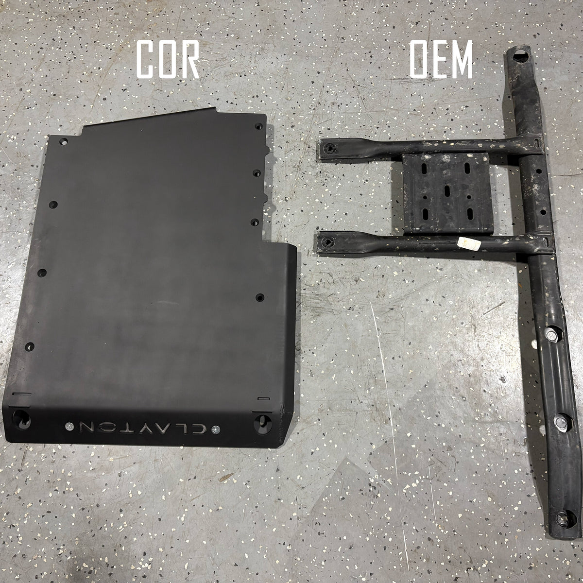 Jeep 3.6L/2.0L/6.4L T-Case Skid Plate Only (18-Present, JL/JT) Clayton Off Road-1