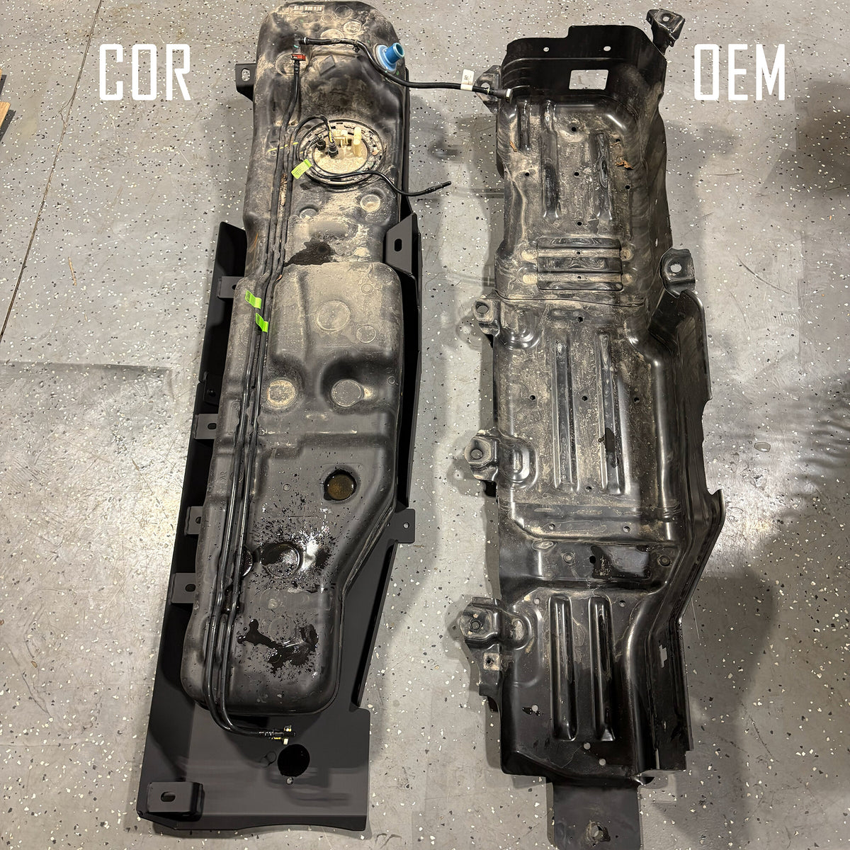 Jeep Wrangler 3.6L/2.0L Gas Tank Skid Plate Only - Skinny Tank (18-Present, JL) Clayton Off Road-3