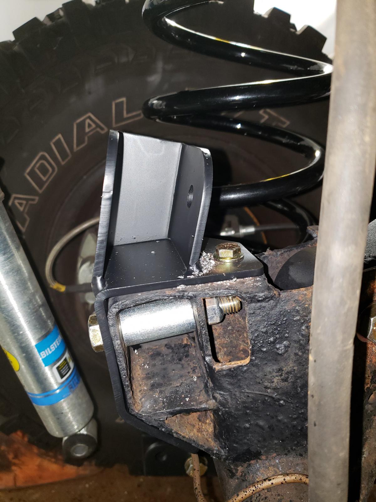 Clayton Off Road Jeep Wrangler Rear Track Bar Relocation Bracket 1997-2006 TJ/LJ Clayton Off Road