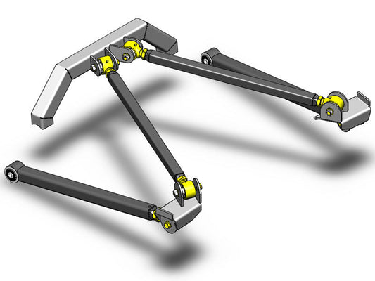 Jeep Wrangler Rear Long Arm Upgrade Kit 1997-2006 TJ Clayton Off Road-1