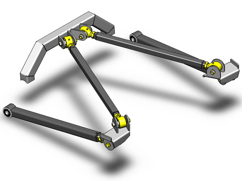 Jeep Wrangler Rear Long Arm Upgrade Kit 1997-2006 TJ Clayton Off Road-1