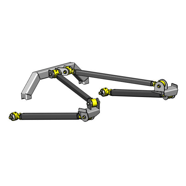 Jeep Wrangler Pro Series Rear Long Arm Upgrade Kit 1997-2006 TJ Clayton Off Road-1