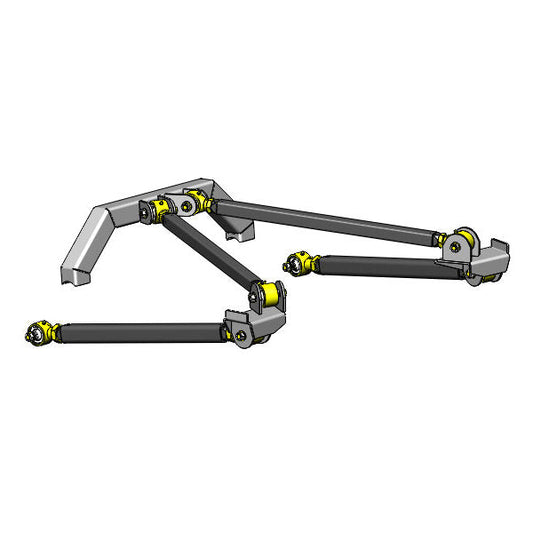 Jeep Wrangler Pro Series Rear Long Arm Upgrade Kit 1997-2006 TJ Clayton Off Road-1