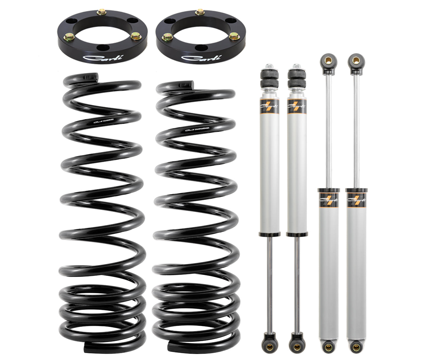 Commuter 2.0 Leveling System Base 3 Lift 1994-02 RAM 2500/3500 Diesel Carli Suspension-2