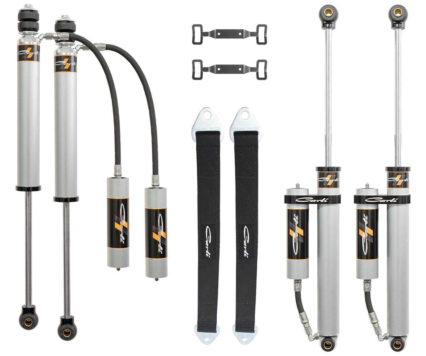 94-02 RAM 2500/3500 4x4 Spec Backcountry 2.0 Shock Package Front & Rear Carli Suspension