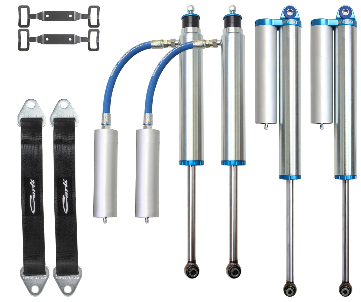 Pintop 2.5 Remote Res Shock Set 3 Lift 2010-12 RAM 2500/3500 Diesel Carli Suspension