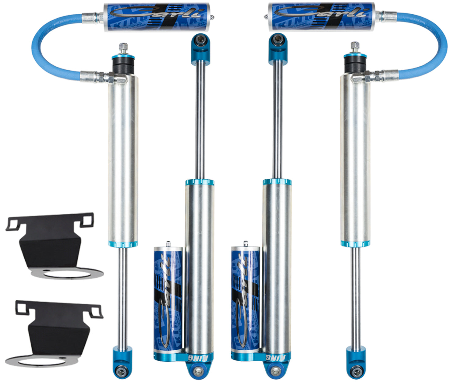 Tuned Remote Res 2.5 Shock Set 2.5 Lift 2013-23 RAM 3500 Coil Rear Carli Suspension