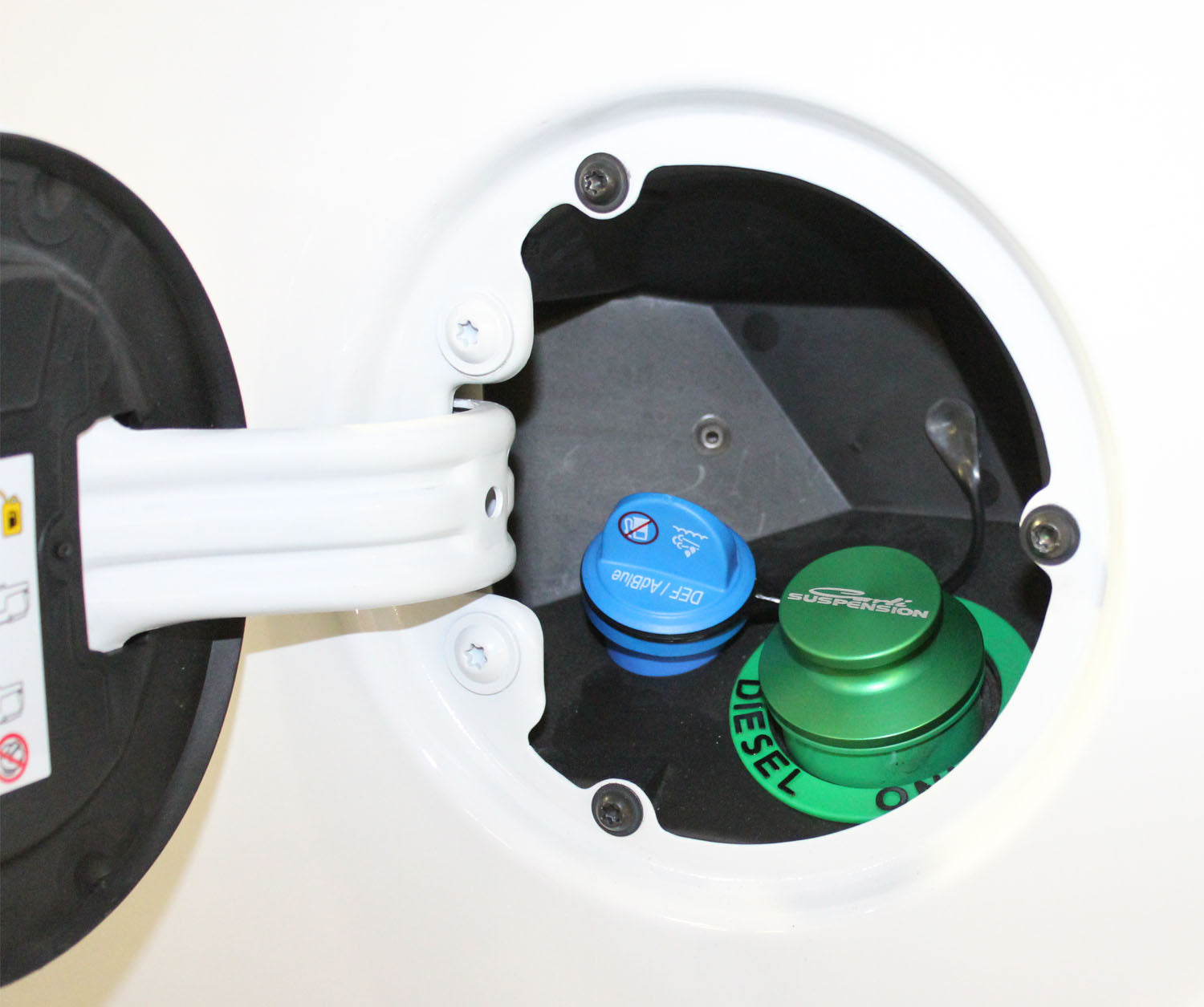 Anodized Fuel Cap Carli Suspension