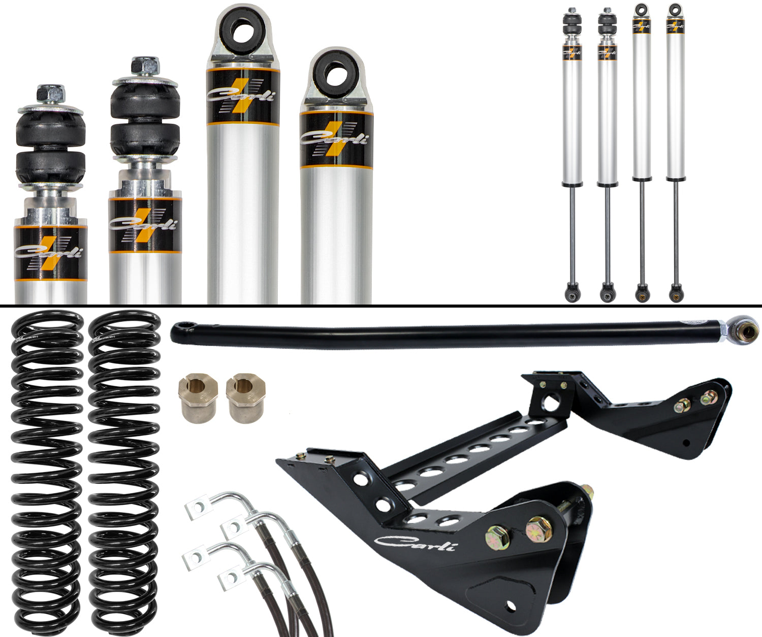 Commuter 2.0 System Base 4.5/5.5 inch Lift 2008-10 Ford F250/F350 Diesel Carli Suspension