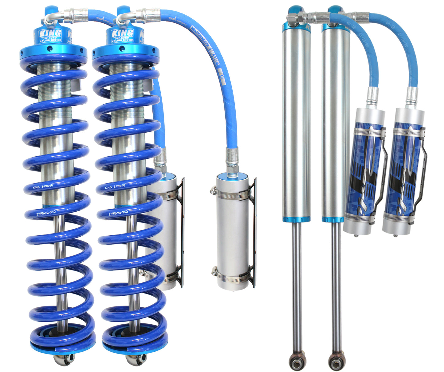 Tuned 2.5 Coilover Package 2005-16 Ford F250/F350 Diesel 4x4 Carli Suspension
