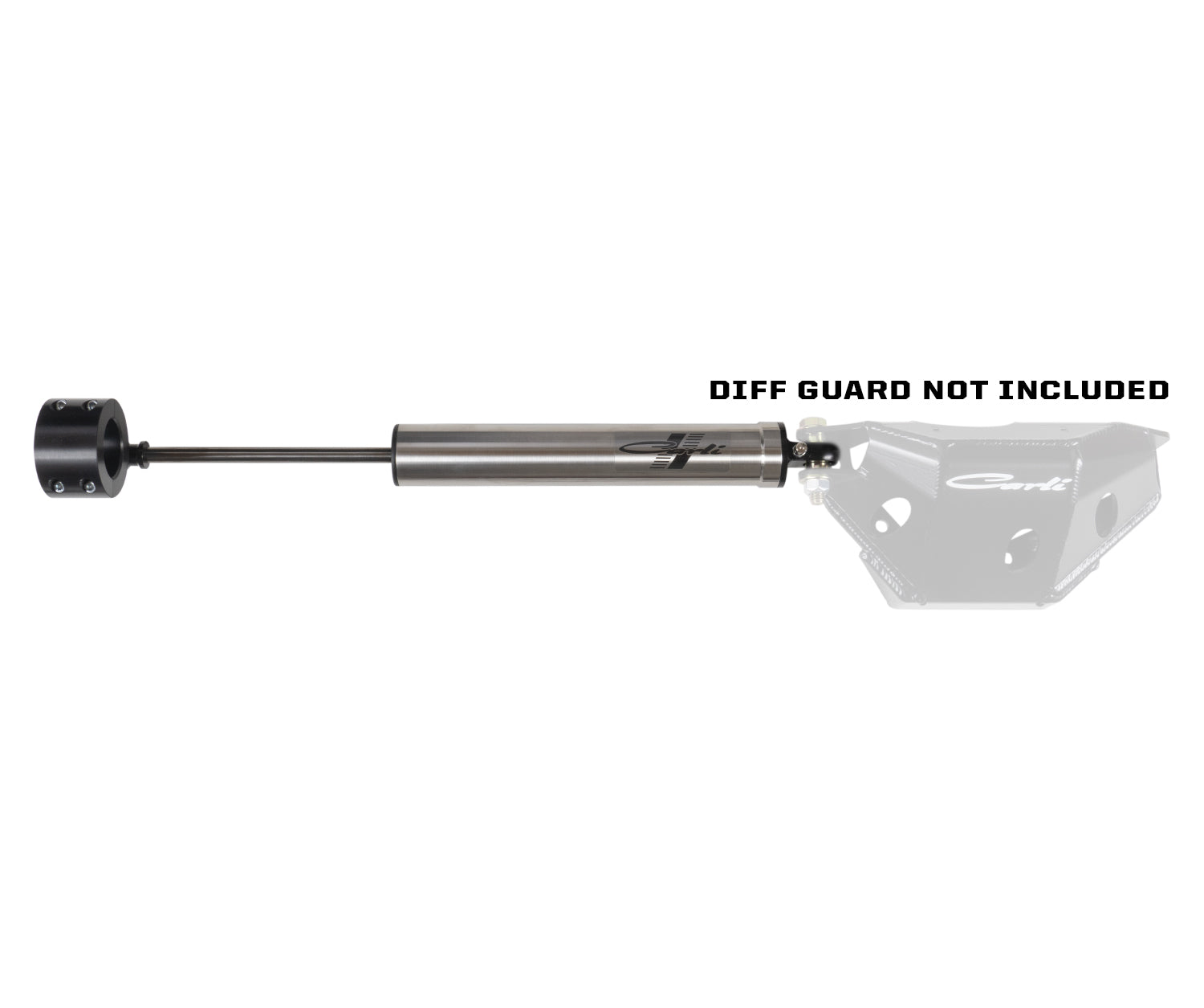 Low Mount Steering Stabilizer without Differential Guard Carli Suspension