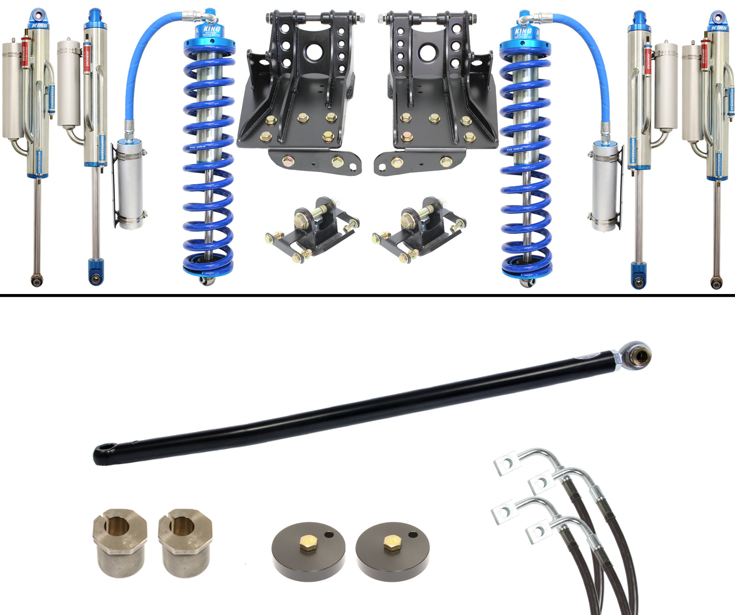 Coilover Bypass 2.5 System 2.5/3.5 inch Lift 2008-10 Ford F250/F350 Diesel Carli Suspension