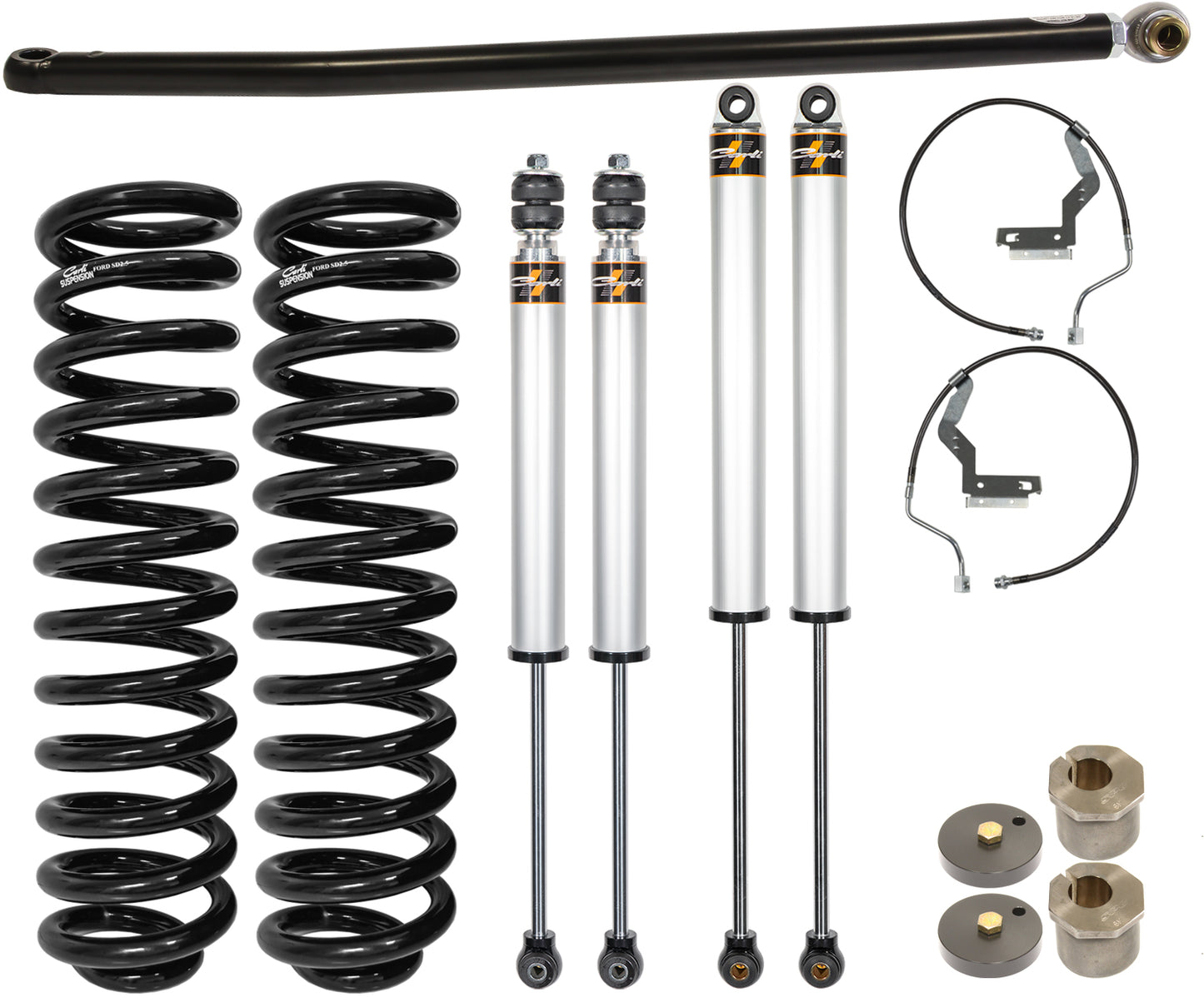 Commuter Leveling System Base 2.5 Inch Lift 2005-07 Ford F250/F350 Diesel FSP Carli Suspension