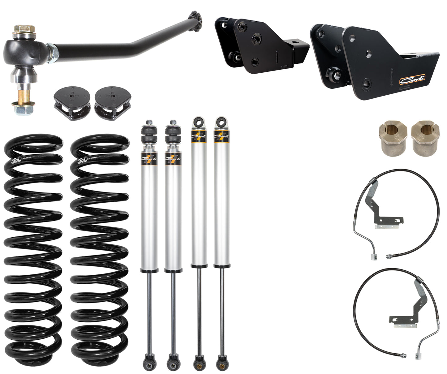 Commuter Leveling 3.5 Lift 2023+ Ford F250/F350 PAP Carli Suspension-4