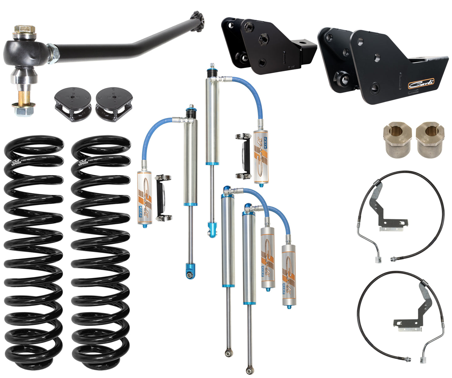 Pintop Leveling System Base 3.5 Lift 2023+ Ford F250/350 Diesel Carli Suspension-2