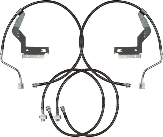 Hardware Braided Brake Lines 4.5 Inch Carli Suspension