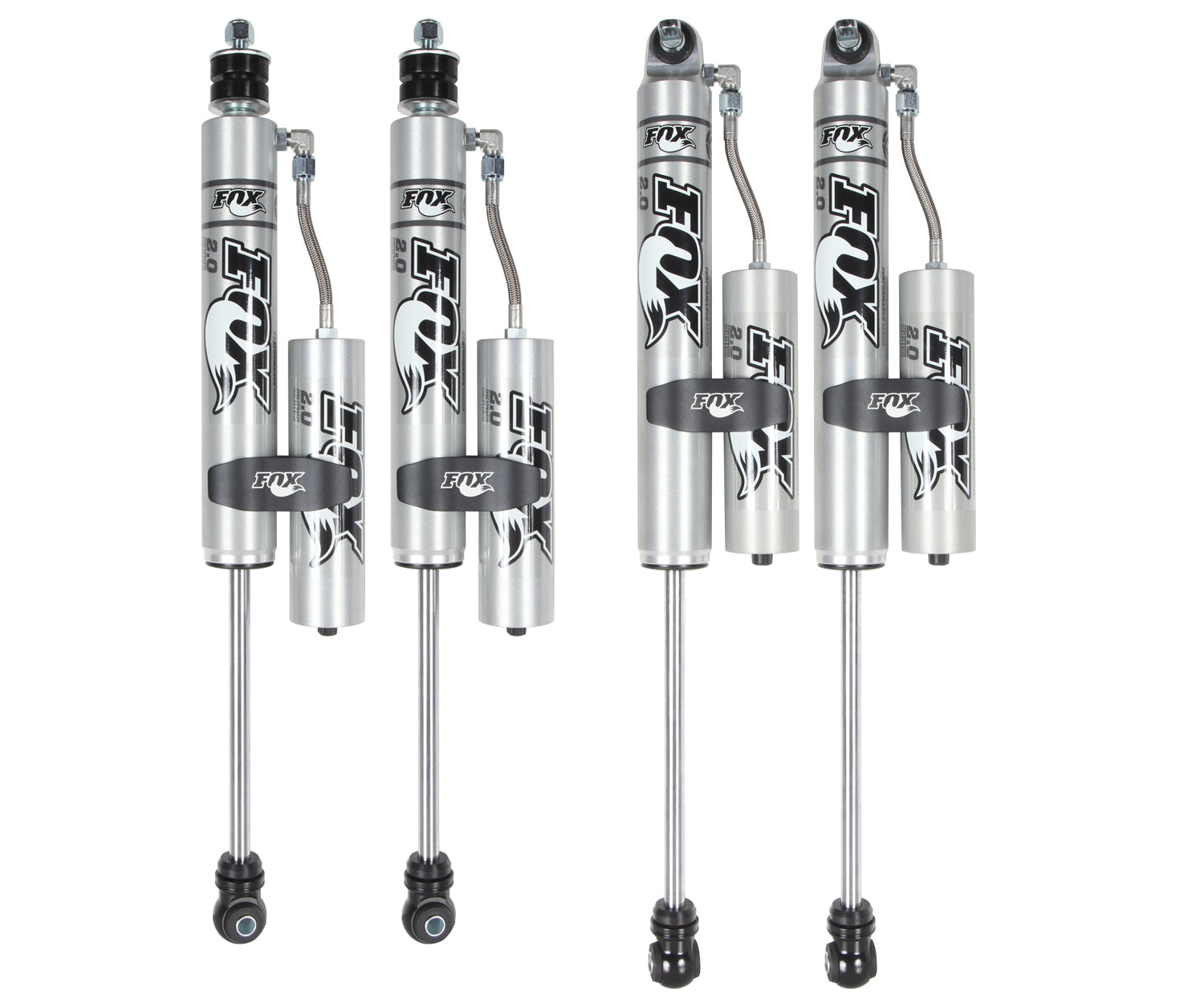 Backcountry 2.0 Shock Set 3 Inch Lift 2007-17 Jeep Wrangler JKU Carli Suspension
