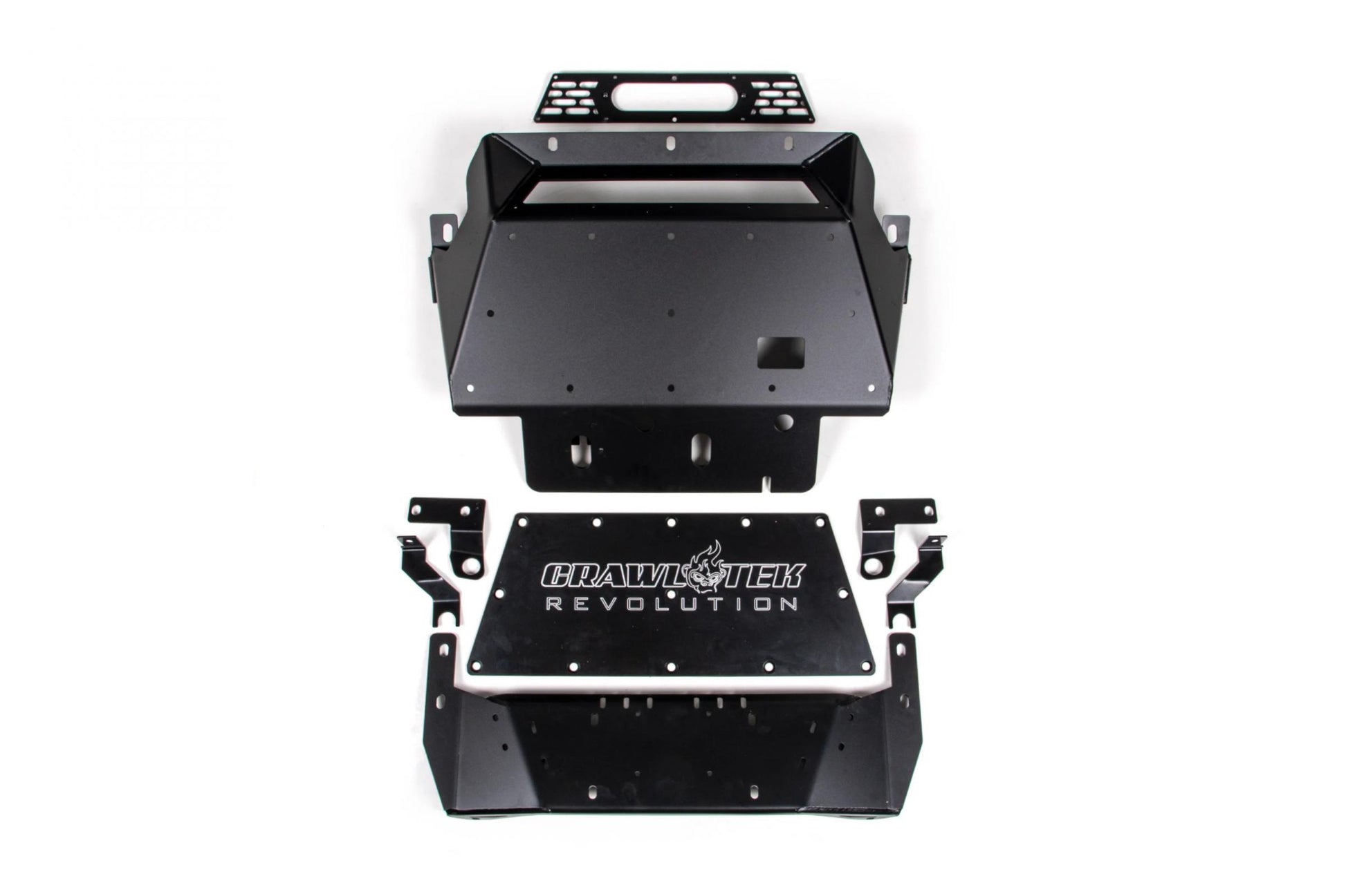 Bronco Front Skid Plate Blaze Series For 21-24 Ford Bronco Without Winch Mount CrawlTel Crawltek Revolution