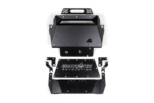 Bronco Front Skid Plate Blaze Series For 21-24 Ford Bronco Without Winch Mount CrawlTel Crawltek Revolution