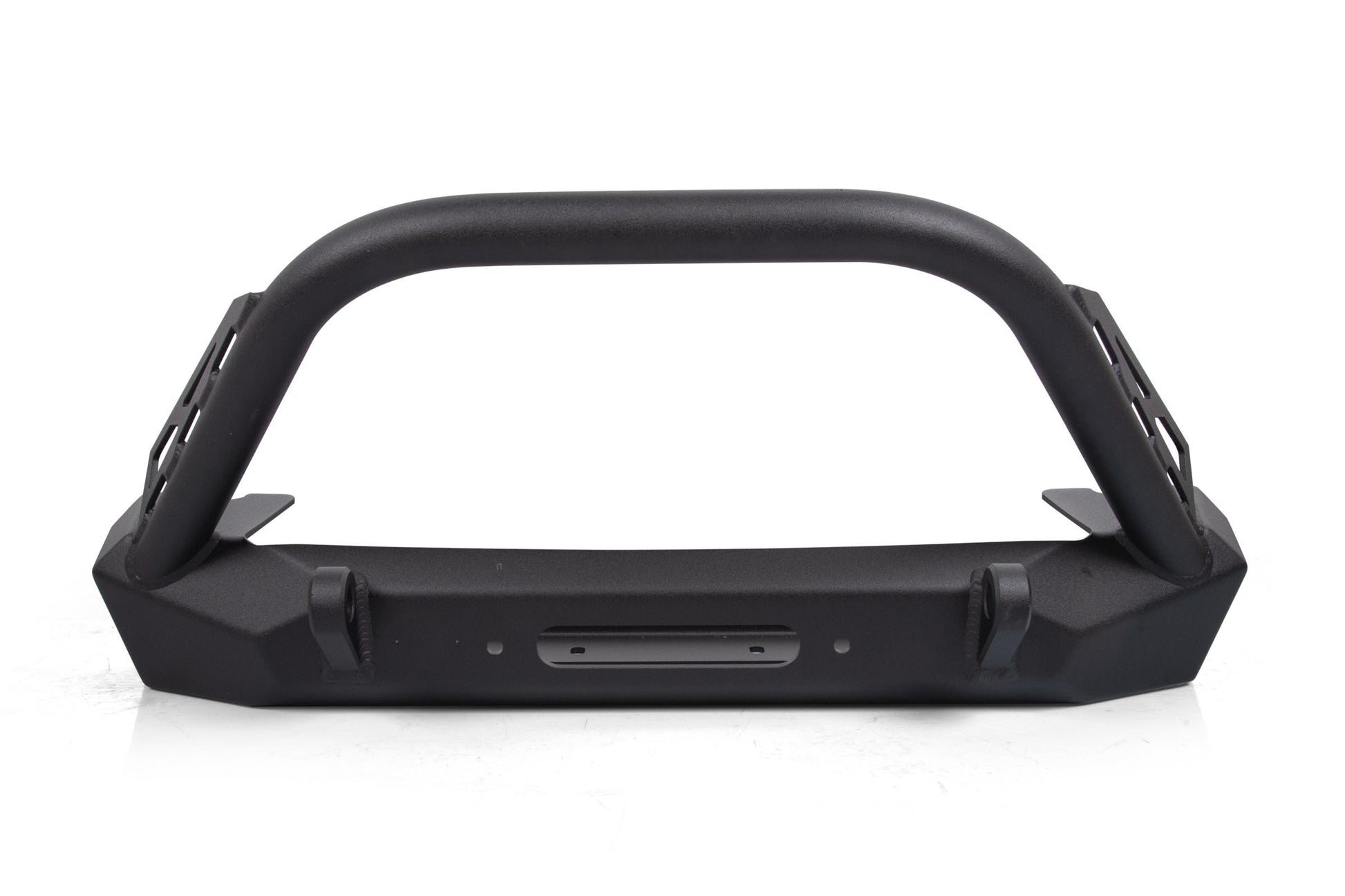 Crawltek Revolution Wrangler JK Front Winch Bumper with Flat Top Stinger Inferno Series For 07-18 Jeep Wrangler JK CrawlTek