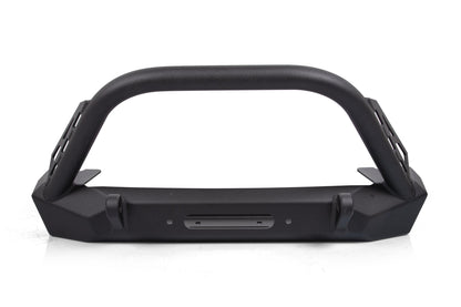 Wrangler JK Front Winch Bumper with Flat Top Stinger Inferno Series For 07-18 Jeep Wrangler JK Crawltek Revolution-1