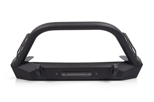 Wrangler JK Front Winch Bumper with Flat Top Stinger Inferno Series For 07-18 Jeep Wrangler JK Crawltek Revolution-1