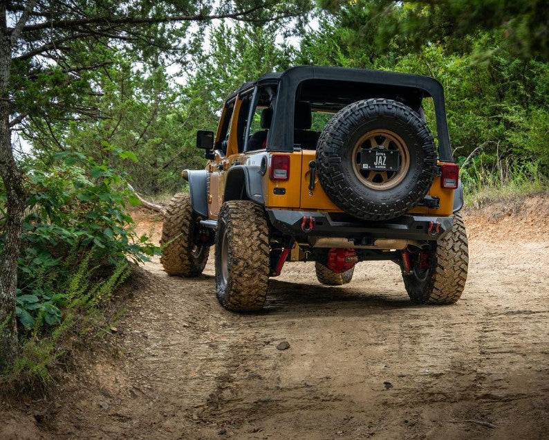 Pyro Mid-Width Rear Bumper | Jeep Wrangler JK CrawlTek Revolution