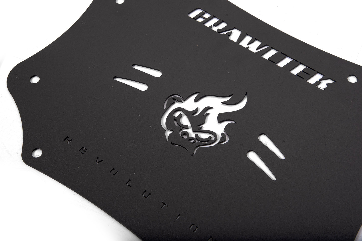 Tailgate Plate / License Plate Relocation | Jeep Wrangler JK CrawlTek Revolution