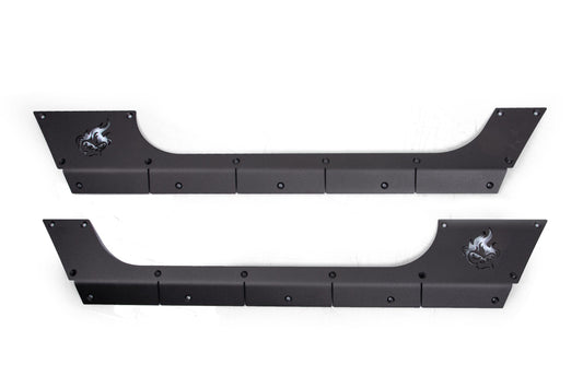 Jeep JK Rocker Body Cladding For 07-18 Jeep Wrangler JK 2 Door Crawltek Revolution