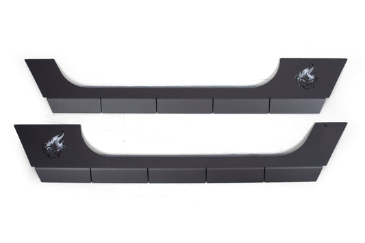 Rocker Cladding - Aluminum | Jeep Wrangler JK 2 Door CrawlTek Revolution