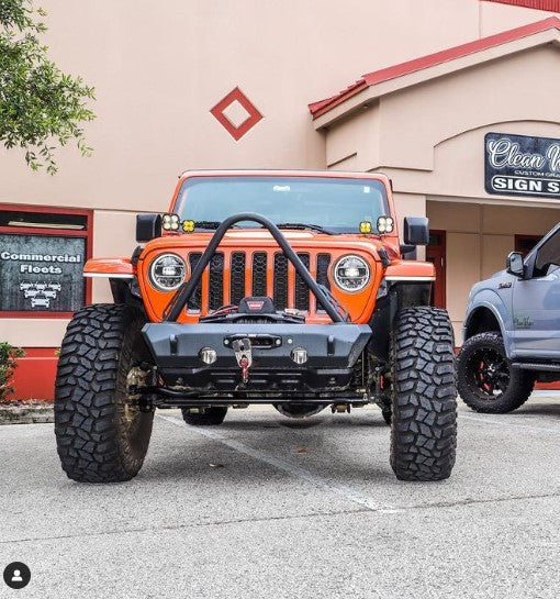 Pyro Stubby Front Bumper | Jeep Wrangler JL and Gladiator JT CrawlTek Revolution