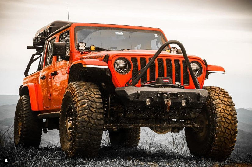 Pyro Stubby Front Bumper | Jeep Wrangler JL and Gladiator JT CrawlTek Revolution