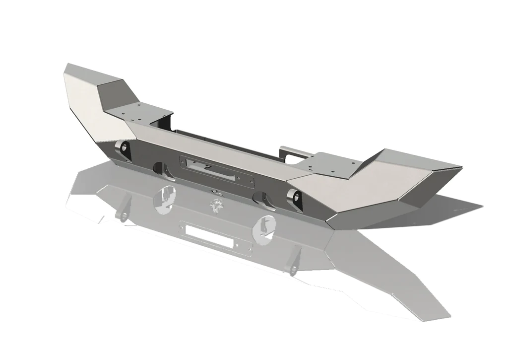 Pyro Full-width Front Bumper - Steel | Jeep Wrangler JL / Gladiator JT CrawlTek Revolution