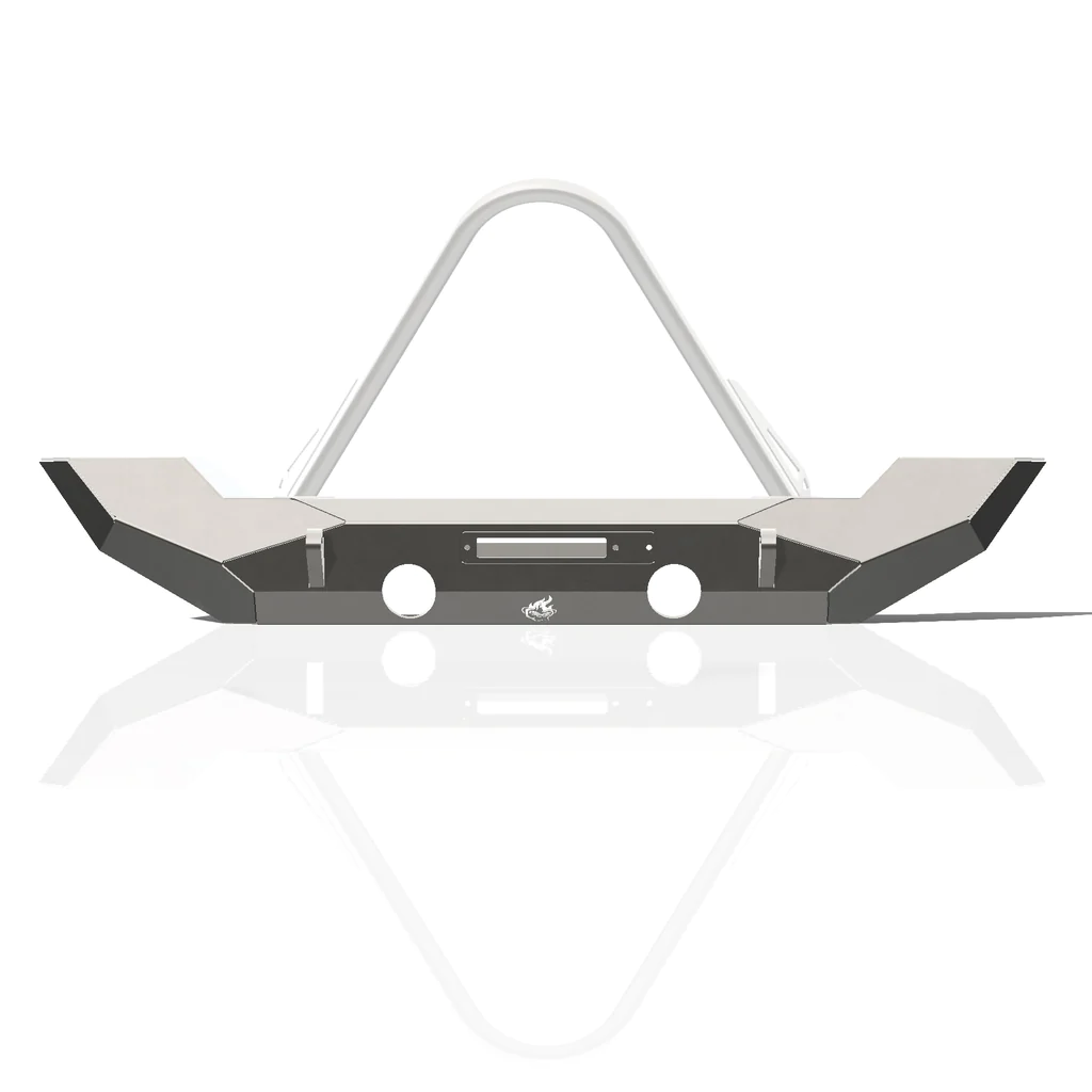 Pyro Full-width Front Bumper - Steel | Jeep Wrangler JL / Gladiator JT CrawlTek Revolution