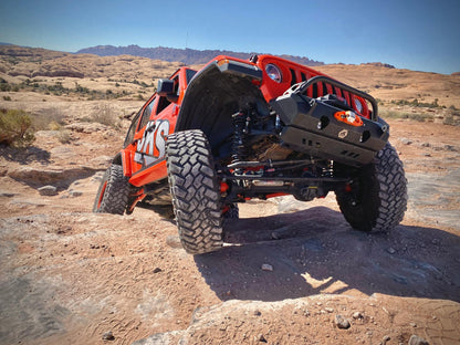 18-23 Jeep Wrangler JL 20-23 Jeep Gladiator JT Skid Plate Pyro Series Crawltek Revolution-4