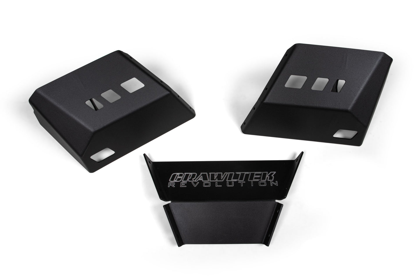 Crawltek Revolution 18-23 Jeep Wrangler JL 20-23 Jeep Gladiator JT Skid Plate Blaze Series Crawltek Revolution