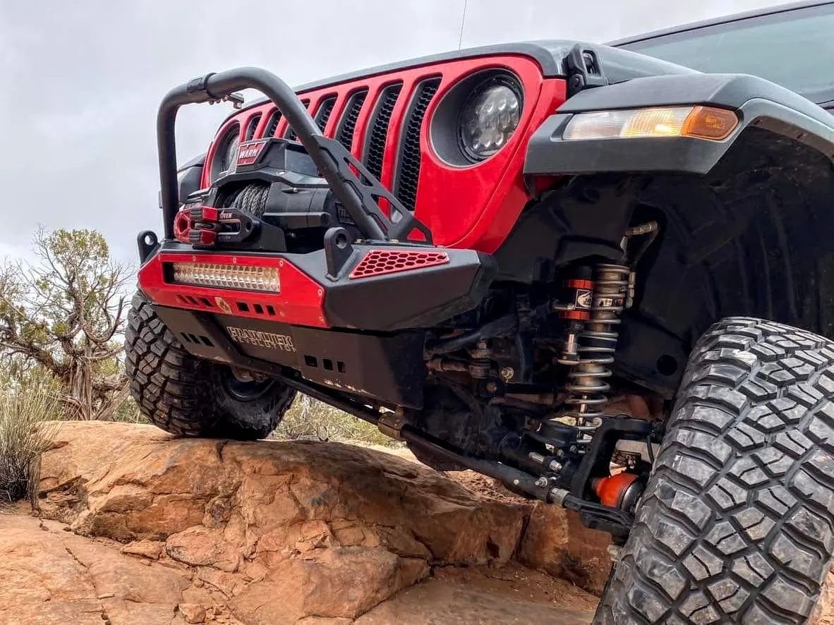 Crawltek Revolution 18-23 Jeep Wrangler JL 20-23 Jeep Gladiator JT Skid Plate Blaze Series Crawltek Revolution