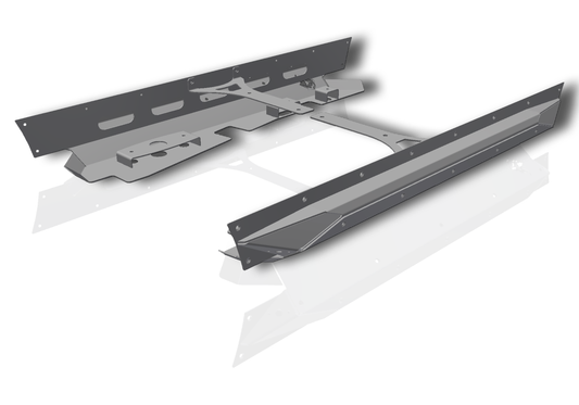 Pyro Mini Boatside Rocker Guard - 5" Stretch | Jeep Wrangler YJ/TJ/LJ CrawlTek Revolution