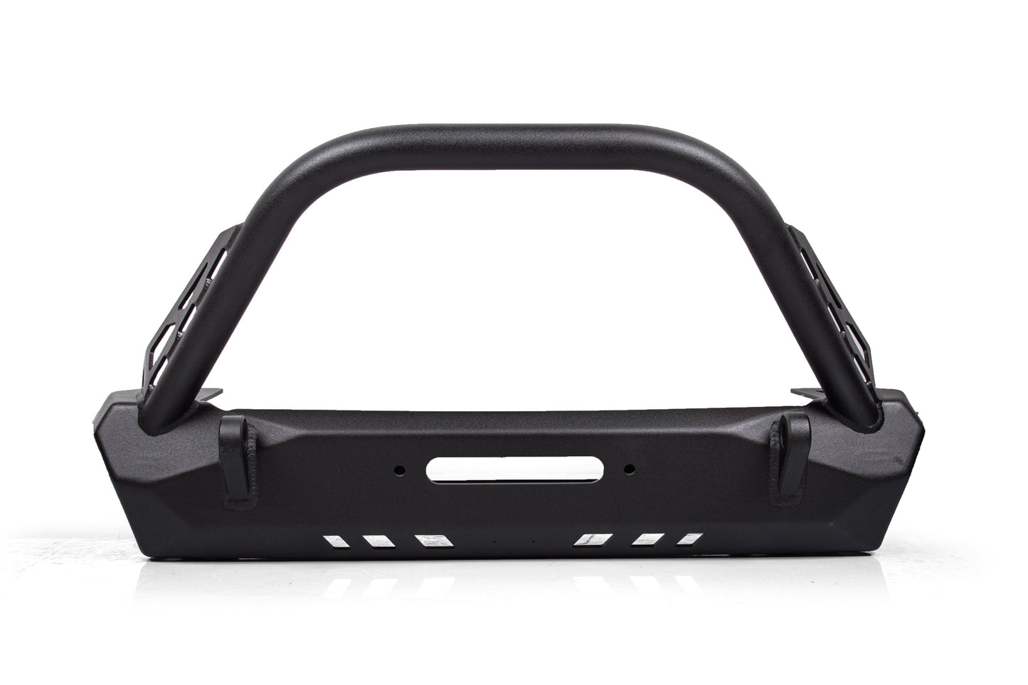 Pyro Stubby Front Bumper with Flat Top Stinger | Jeep Wrangler CJ/YJ/TJ CrawlTek Revolution