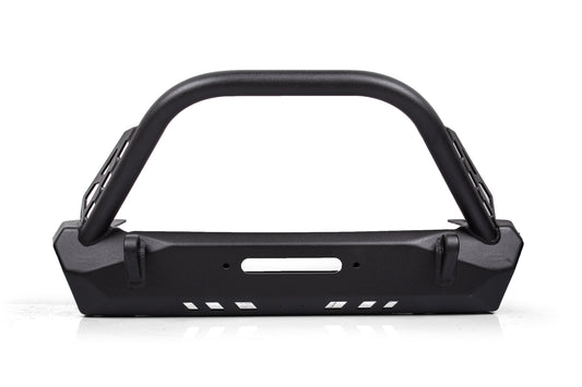Pyro Stubby Front Bumper with Flat Top Stinger | Jeep Wrangler CJ/YJ/TJ CrawlTek Revolution