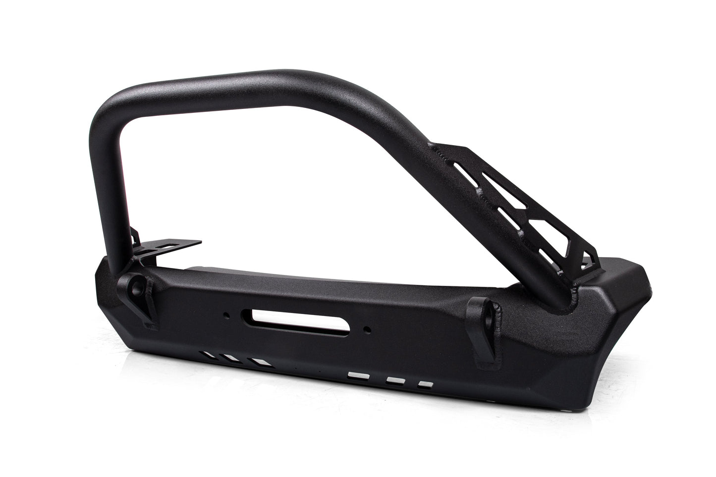Pyro Stubby Front Bumper with Flat Top Stinger | Jeep Wrangler CJ/YJ/TJ CrawlTek Revolution