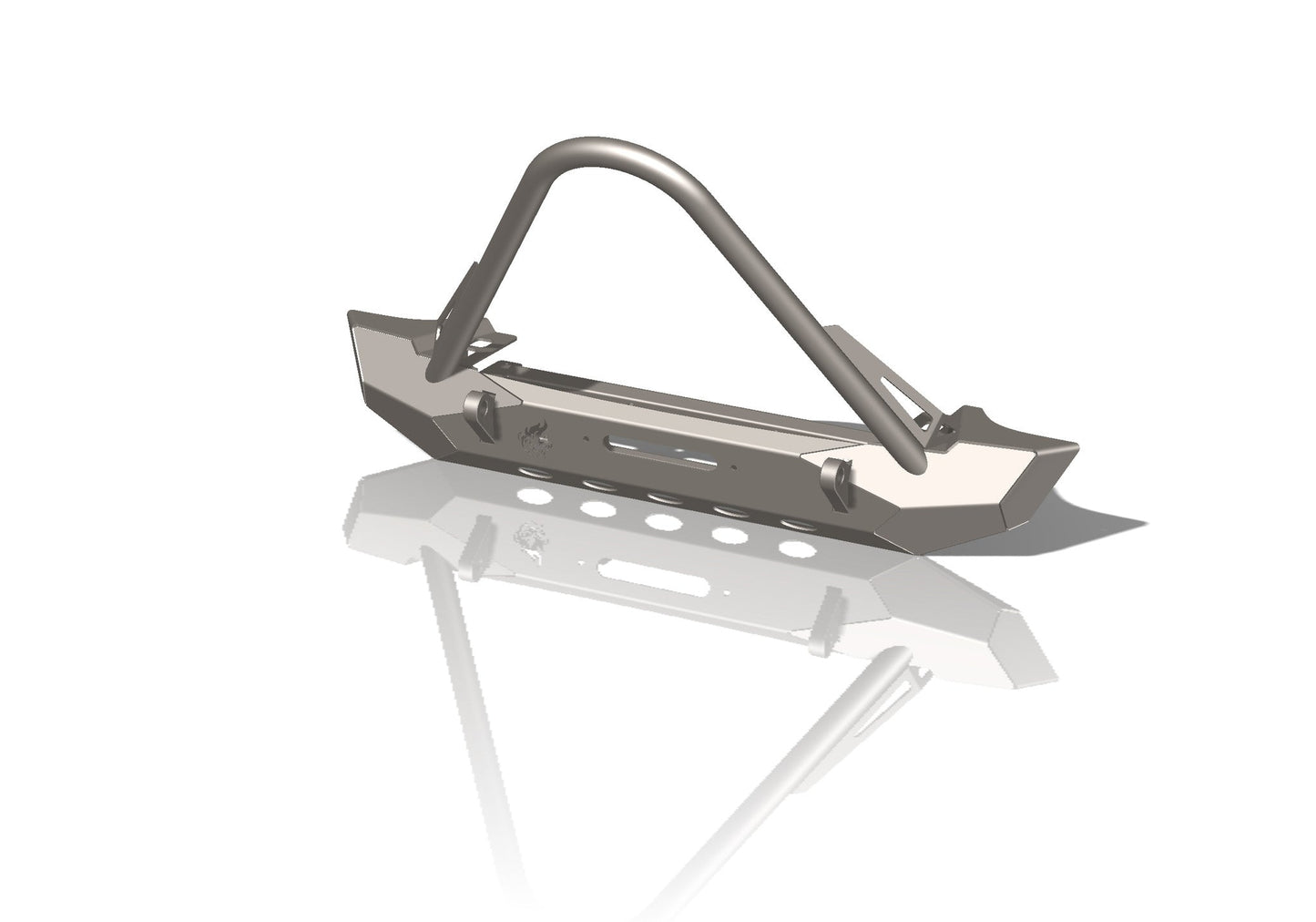 Pyro Mid-Width Front Bumper w/ Stinger | Jeep Wrangler CJ/YJ/TJ CrawlTek Revolution