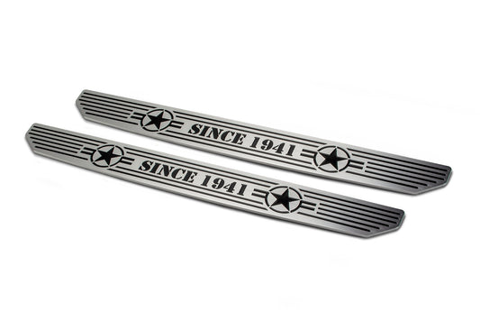 2018 2025 Jeep Gladiator JT WranglerJL JLU Front Sill Plate DV8 Offroad-1
