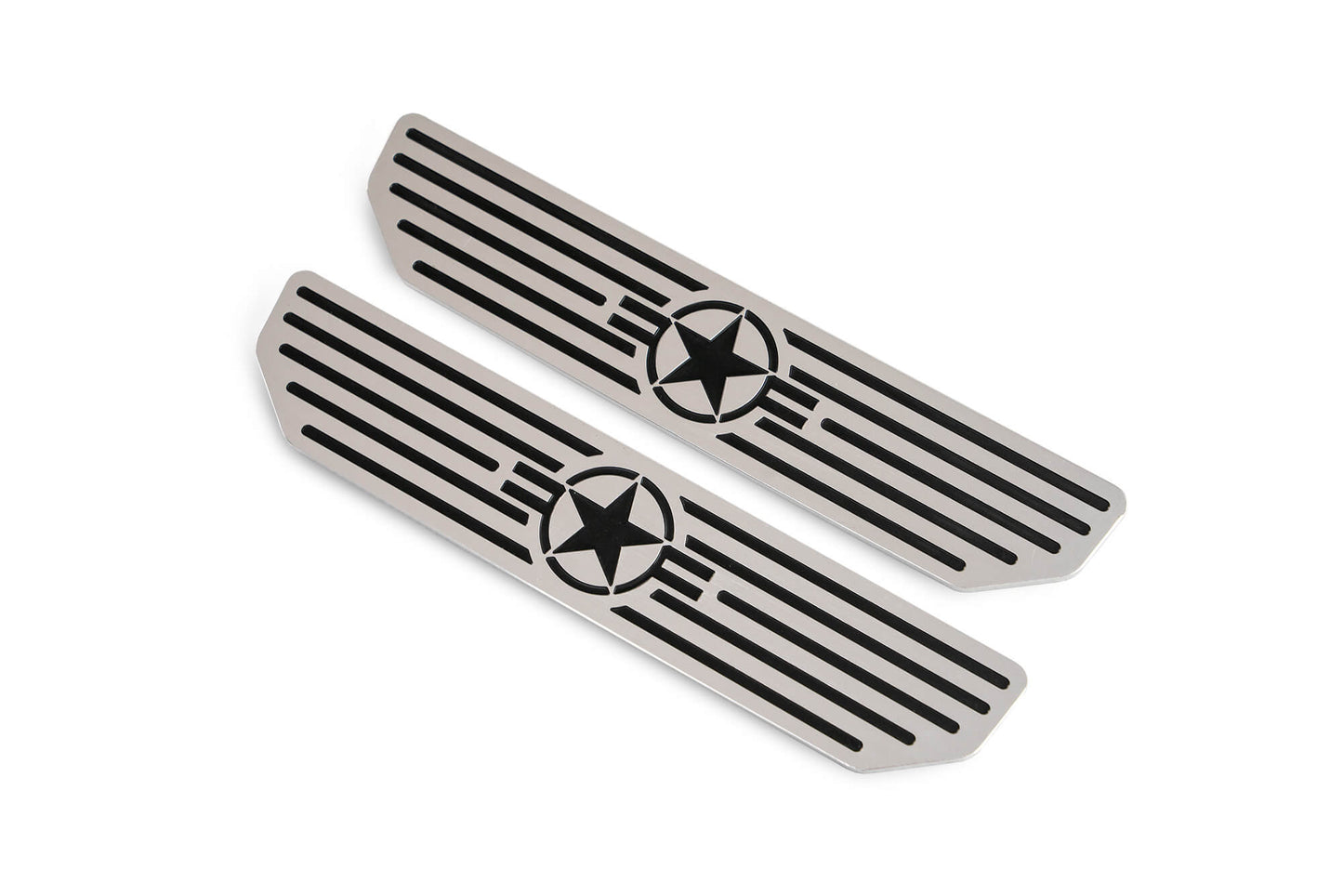 2018 2025 Jeep Gladiator JT WranglerJL JLU Rear Sill Plate Star Logo DV8 Offroad-2