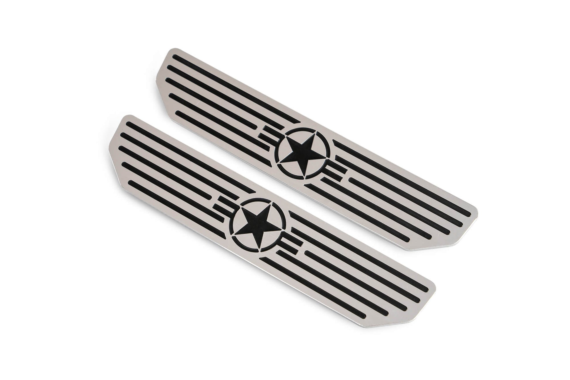 2018 2025 Jeep Gladiator JT WranglerJL JLU Rear Sill Plate Star Logo DV8 Offroad-2